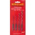 Hex Shank Drill Bit 4 Pce Set 2.5mm 3mm 4mm 5mm